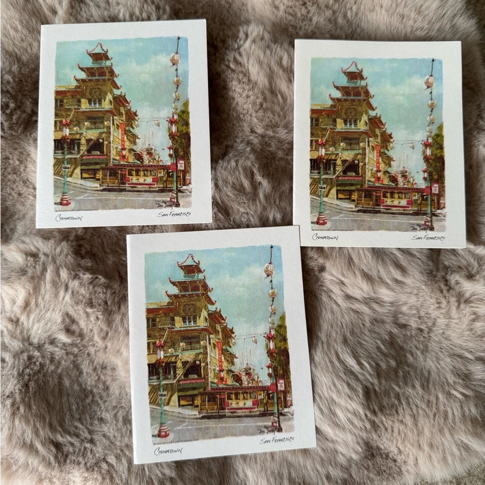 Vintage 1968 San Francisco Note cards
